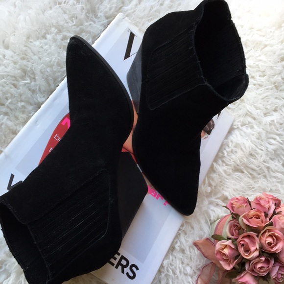 SALE 🧡Adam Tucker • Genuine Black Leather Western Bootie - Picture 5 of 9